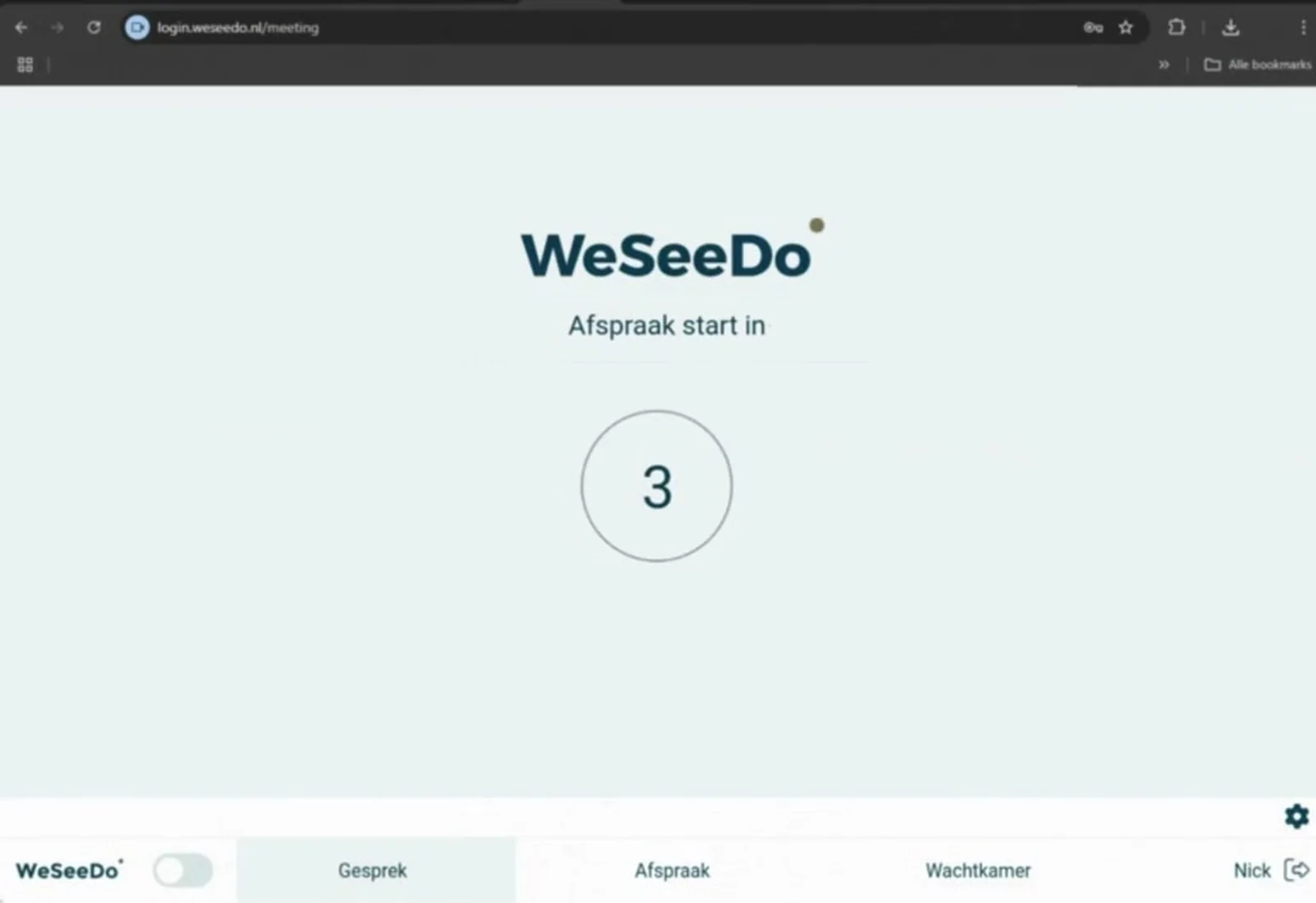 WeSeeDo-videogesprek — stilbeeld